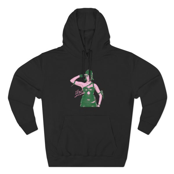 Mariah The Scientist Attention Mineral Three-panel Fleece Hoodie